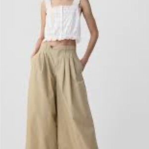 Gap × DÔEN High Rise Khaki Trousers